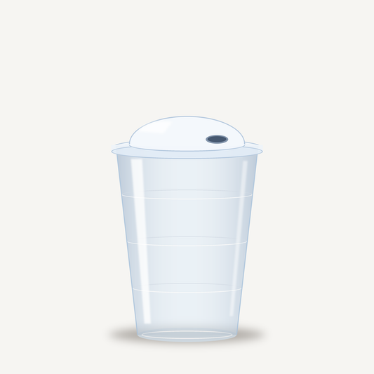 16 oz plastic cup with lid