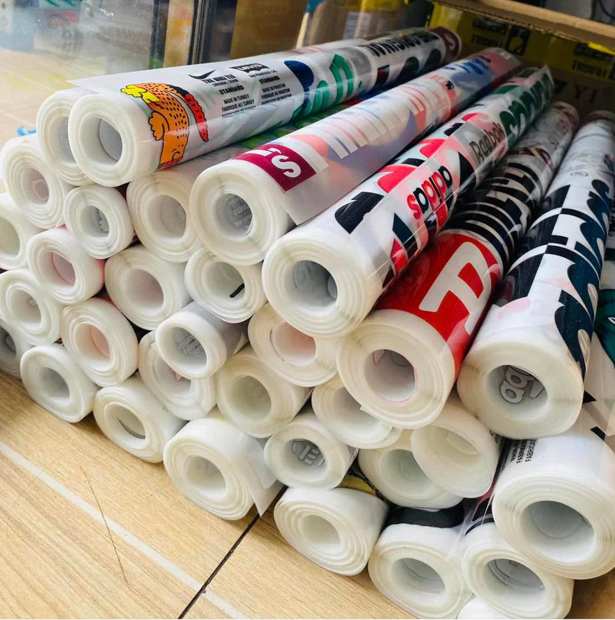 Rolled DTF film transfers ready to press