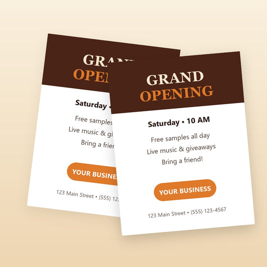 Custom flyers